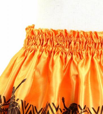 Hula Keiki Set-Up with Hula Girl Print / Luxury Collection / Orange / Jp111or