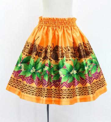 Hula Keiki Set-Up with Hula Girl Print / Luxury Collection / Orange / Jp111or