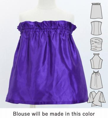 Hula Keiki Set-Up with Hula Girl Print / Luxury Collection / Purple / Jp111pu