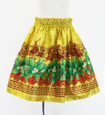Hula Keiki Set-Up with Hula Girl Print / Luxury Collection / Yellow / Jp111ye