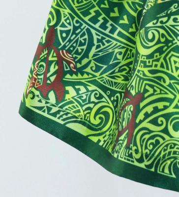 Hula Keiki Set-Up with Kahiko & Honu Print / Luxury Collection / Green / Jp112gr