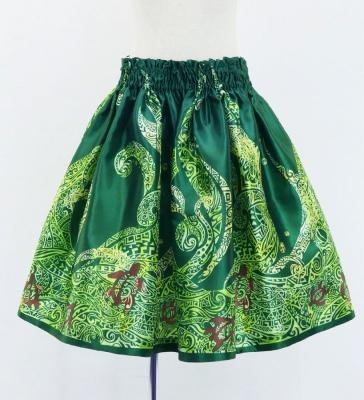 Hula Keiki Set-Up with Kahiko & Honu Print / Luxury Collection / Green / Jp112gr
