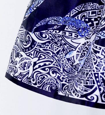 Hula Keiki Set-Up with Kahiko & Honu Print / Luxury Collection / Navy / Jp112nv