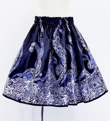 Hula Keiki Set-Up with Kahiko & Honu Print / Luxury Collection / Navy / Jp112nv