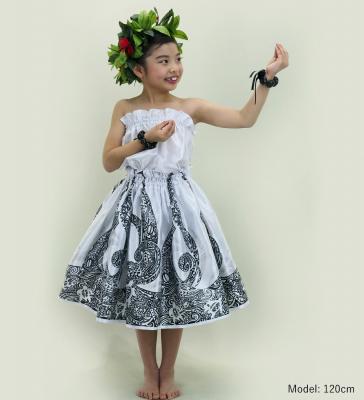 Hula Keiki Set-Up with Kahiko & Honu Print / Luxury Collection / White / Jp112wh