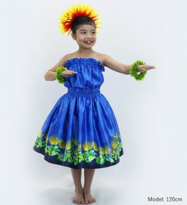 Hula Keiki Set-Up with Lehua Print / Luxury Collection / Navy / Jp113nv