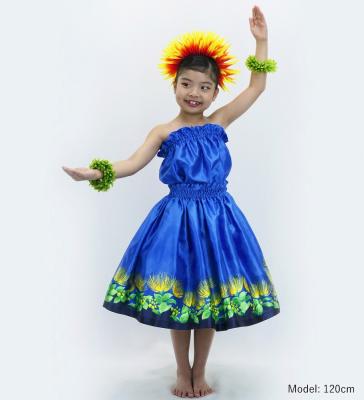 Hula Keiki Set-Up with Lehua Print / Luxury Collection / Navy / Jp113nv