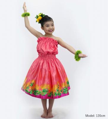 Hula Keiki Set-Up with Lehua Print / Luxury Collection / Pink / Jp113pi