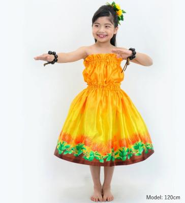 Hula Keiki Set-Up with Lehua Print / Luxury Collection / Yellow / Jp113ye
