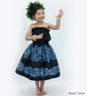 Hula Keiki Set-Up with Kahiko Print / Luxury Collection / Black / Jp114bk