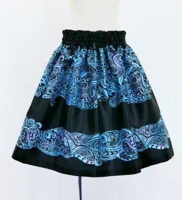 Hula Keiki Set-Up with Kahiko Print / Luxury Collection / Black / Jp114bk
