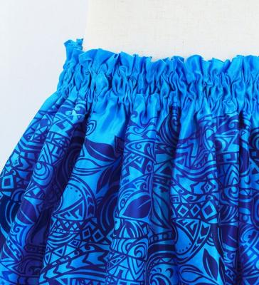 Hula Keiki Set-Up with Kahiko Print / Luxury Collection / Blue / Jp114bl