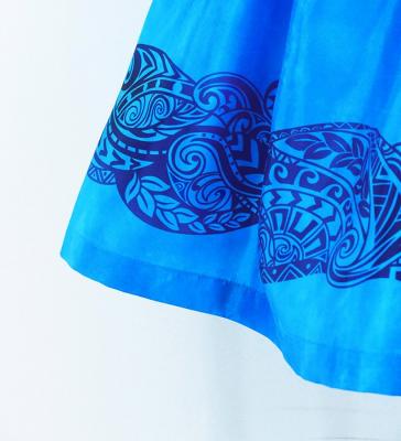 Hula Keiki Set-Up with Kahiko Print / Luxury Collection / Blue / Jp114bl