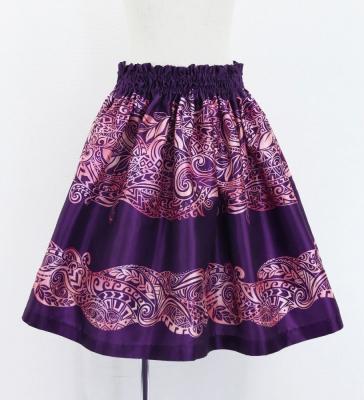 Hula Keiki Set-Up with Kahiko Print / Luxury Collection / Purple / Jp114pu