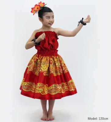 Hula Keiki Set-Up with Kahiko Print / Luxury Collection / Red / Jp114rd