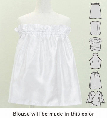 Hula Keiki Set-Up with Kahiko Print / Luxury Collection / White & Red / Jp114whrd