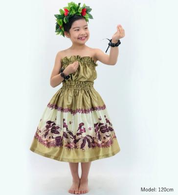 Hula Keiki Set-Up with Hula Girl Print / Luxury Collection / Beige / Jp116be