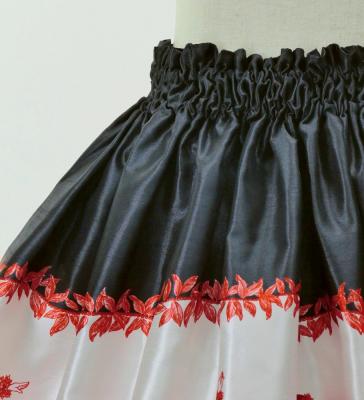 Hula Keiki Set-Up with Hula Girl Print / Luxury Collection / Black / Jp116bk