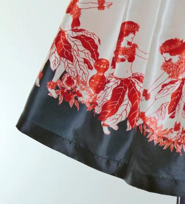 Hula Keiki Set-Up with Hula Girl Print / Luxury Collection / Black / Jp116bk