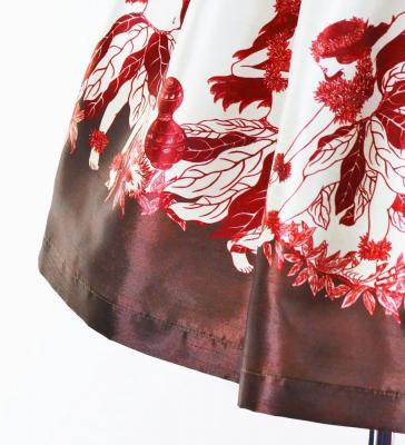 Hula Keiki Set-Up with Hula Girl Print / Luxury Collection / Brown / Jp116br