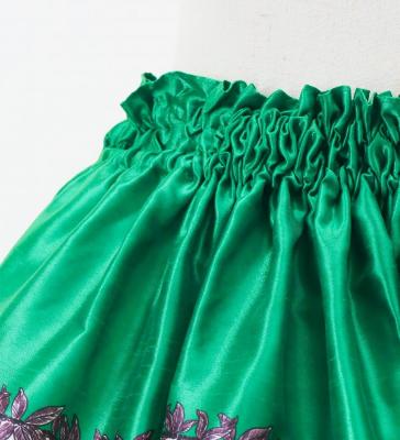 Hula Keiki Set-Up with Hula Girl Print / Luxury Collection / Green / Jp116gr