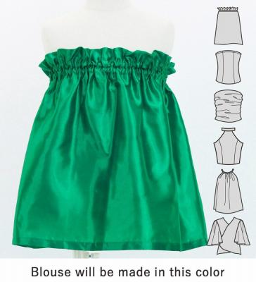 Hula Keiki Set-Up with Hula Girl Print / Luxury Collection / Green / Jp116gr