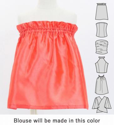 Hula Keiki Set-Up with Hula Girl Print / Luxury Collection / Orange / Jp116or