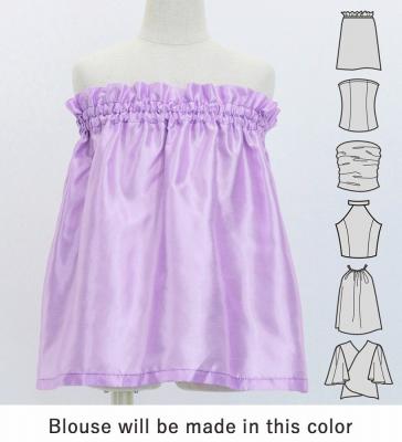 Hula Keiki Set-Up with Tiare & Kahiko Print / Luxury Collection / Purple / Jp117pu