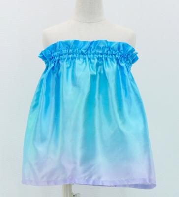 Hula Keiki Shantung Set-Up with Hibiscus Print / Luxury Collection / Jp118-7
