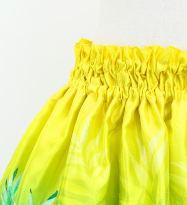 Hula Kids Shantung Pa'u Skirt with Plumeria Lei Print / Luxury Collection / Jp119yegr