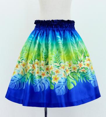Hula Keiki Set-Up with Plumeria Lei Print / Luxury Collection / Jp120nvbl