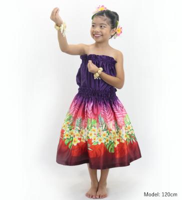 Hula Keiki Set-Up with Plumeria Lei Print / Luxury Collection / Jp120purd