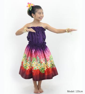 Hula Keiki Set-Up with Plumeria Lei Print / Luxury Collection / Jp120purd