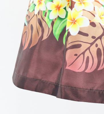 Hula Keiki Set-Up with Plumeria Lei Print / Luxury Collection / Jp120rdbr