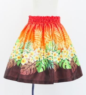 Hula Keiki Set-Up with Plumeria Lei Print / Luxury Collection / Jp120rdbr