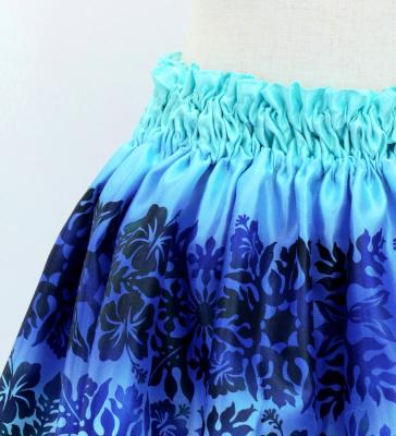 Hula Kids Shantung Pa'u Skirt with Hawaiian Quilt Print / Luxury Collection / Jp121-6
