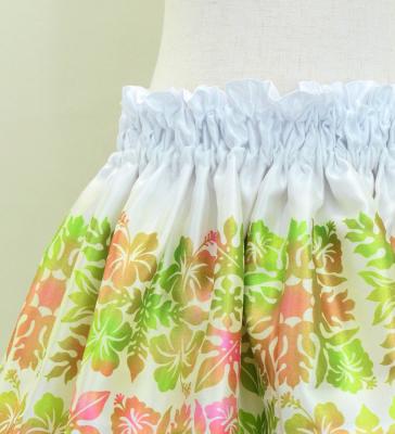 Hula Kids Shantung Pa'u Skirt with Hawaiian Quilt Print / Luxury Collection / Jp121-8