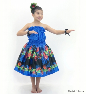 Hula Keiki Set-Up with Lehua Print / Luxury Collection / Jp126bl