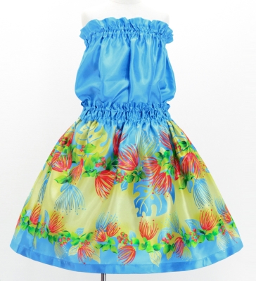 Hula Keiki Set-Up with Lehua Print / Luxury Collection / Jp126lbl