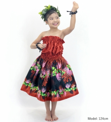 Hula Keiki Set-Up with Lehua Print / Luxury Collection / Jp126rdbk