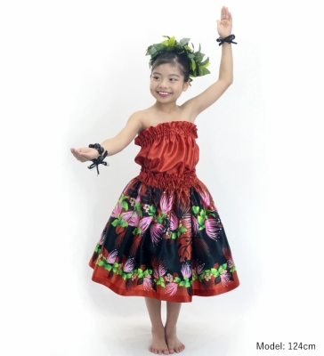 Hula Keiki Set-Up with Lehua Print / Luxury Collection / Jp126rdbk