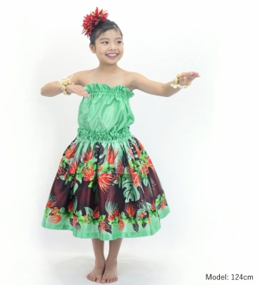 Hula Keiki Set-Up with Lehua Print / Luxury Collection / Jp126tbl