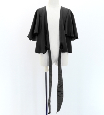 Hula Kids Wrap Blouse with Koshibo / Black / Jp130bk
