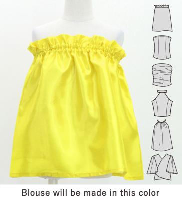 Hula Kids Blouse & Double Pa'u Set-Up with Lehua Print / Luxury Collection / Jp134-1