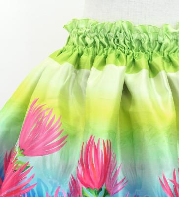 Hula Kids Blouse & Double Pa'u Set-Up with Lehua Print / Luxury Collection / Jp134-2