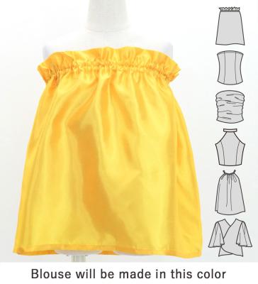 Hula Kids Blouse & Double Pa'u Set-Up with Lehua Print / Luxury Collection / Jp134-3