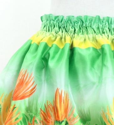 Hula Kids Blouse & Double Pa'u Set-Up with Lehua Print / Luxury Collection / Jp134-4