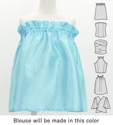 Hula Kids Blouse & Double Pa'u Set-Up with Lehua Print / Luxury Collection / Jp134-7