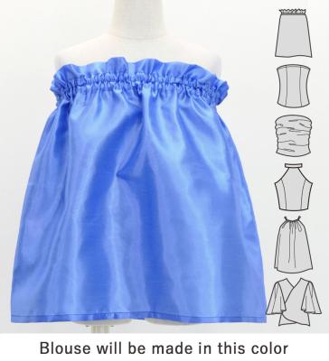 Hula Kids Blouse & Double Pa'u Set-Up with Lehua Print / Luxury Collection / Jp134-8