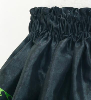 Hula Kids Shantung Pa'u Skirt with Musical instrument & Kahiko Print / Luxury Collection / Jp135bkgr